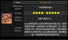 最新圣遗物爆料,全新属性与搭配攻略